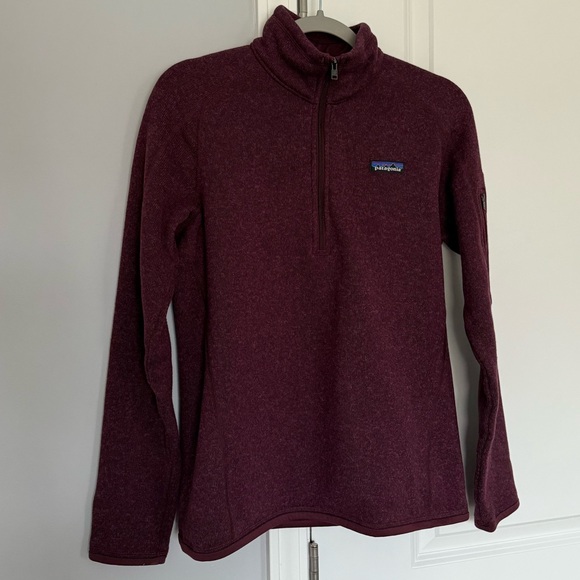 Patagonia Maroon Quarter Zip - Picture 1 of 5